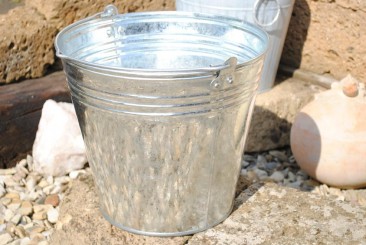 Zinkeimer,,Maxi,ca.15ltr.als Pflanzgefäß,Miniteich,etc. 