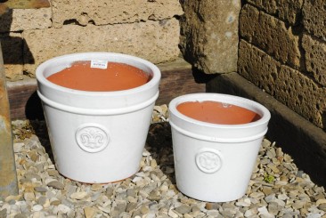 Pflanzkübel flower pot,Pflanzgefäß,Blumentopf,oldwhite,frostfest!4 Größen wählbar 18cm