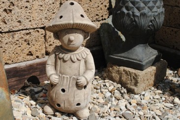 Gartenwichtel,lustige Figur aus Terra,stehend,49cm 