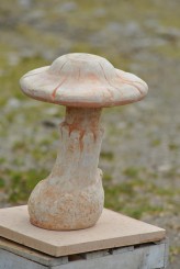 Pilz aus Terracotta,37cm,Gartendeko,Mod.1 