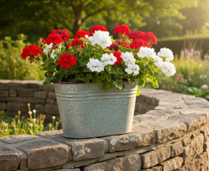 Zinkwanne,oval,antik-grün,Pflanzgefäß,39,5cm Durchmesser,Art120300 