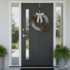 Weidenkranz,antik-braun,hübsche Wanddekoration,3 größen wählbar 