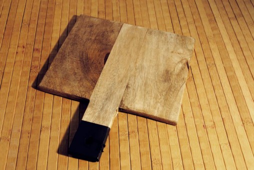 Mango-Holz,Schneidebrett mit Griff,Tranchierbrett,Brotzeit-Brett, in 4 Größen 