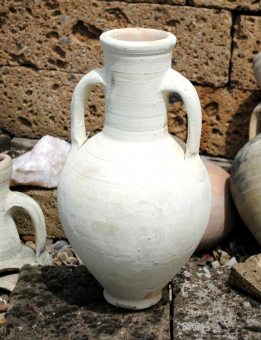 Amphore,Vase,bauchigmit 2 Henkeln,Terracotta,Tunesische Handarbeit,ca.45cm hoch 