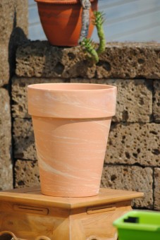 Pflanzkübel,Hochkübel,frostfest,marmoriert,made in Germany Marmoriert,46cm