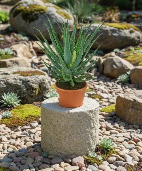 Aloe arborescens,große kräftige Heilaloe,17er Topf,ca.30-35cm hoch 