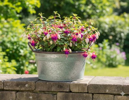 Zinkwanne,rund,antik-grün,Pflanzgefäß,28,5cm Durchmesser,Art118158 