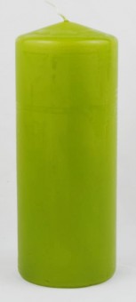 Stumpenkerze,Wiedemann,200/80mm,grün,119Std. Brenndauer 